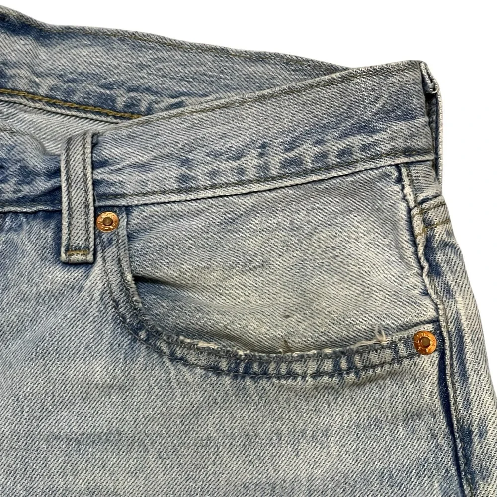 Levi's Premium 578 Baggy Jeans Mens W31 Light Wash Distressed A4750-0022 31x29
